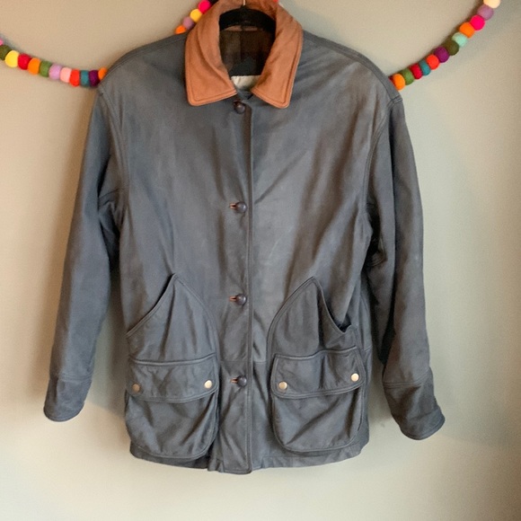 Vintage Other - VTG Boundary Waters leather chore barn utility coat